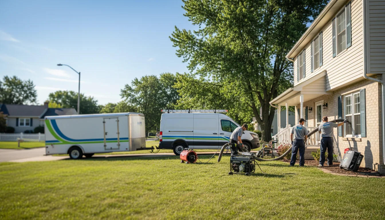 Flooded Basement Restoration And Cleanup With Repair in Preston, IA near me